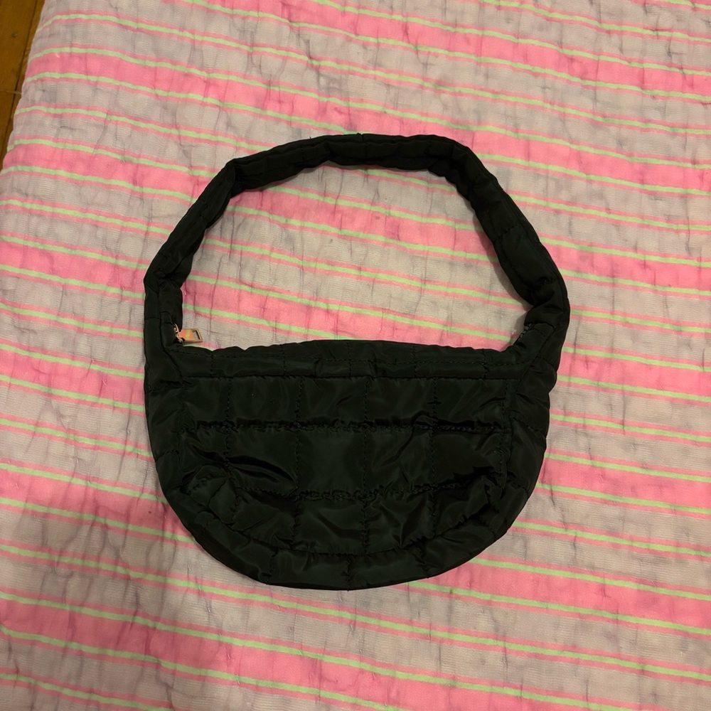 Stylish Black Women's Puffer Bag